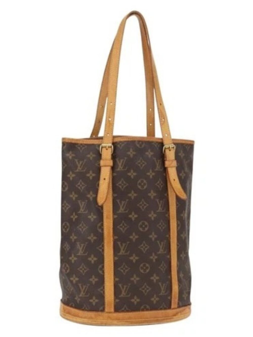LOUIS VUITTON Monogram Bucket GM Shoulder Bag M42236 LV Auth ka1778